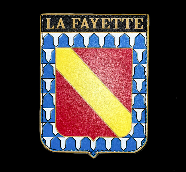 Patch escadron en cuir couleur - 10 euros