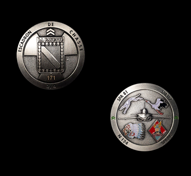 Coin EC 2/4 La Fayette numéroté - 20 euros