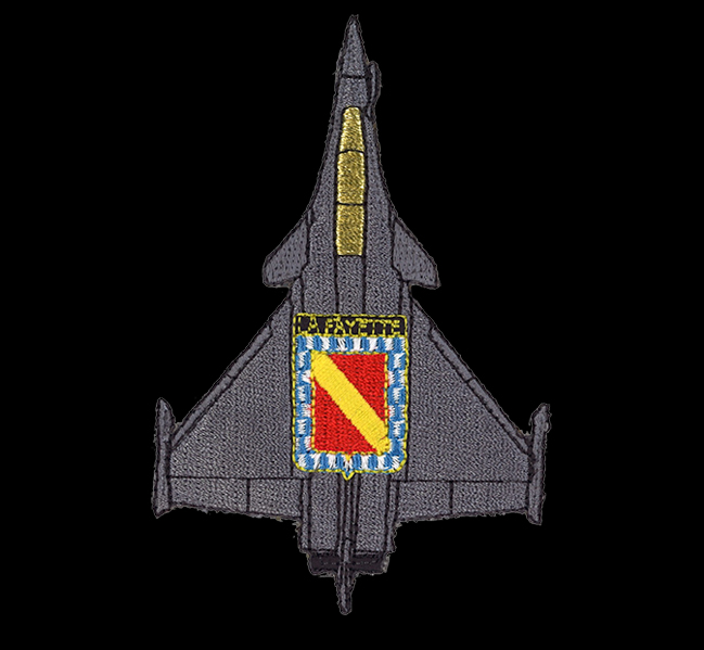 Patch Rafale avec blason - 7 euros