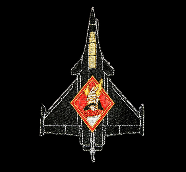 Patch Rafale SPA 96 noir - 7 euros