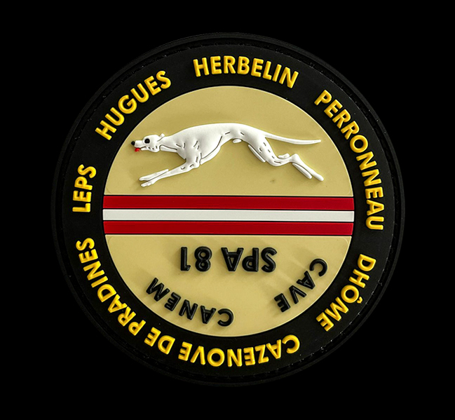 Patch rond As de la SPA 81 gomme - 7 euros