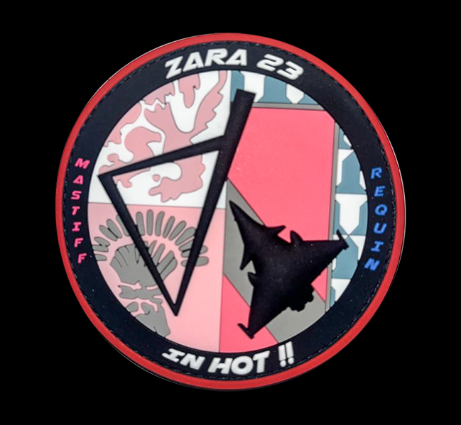 Patch rond PVC Zara 23 - 8 euros