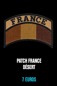 Patch FRANCE désert - 7 euros