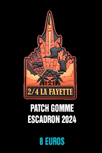 Patch gomme Escadron 2024 - 8 euros