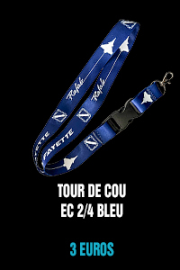 Tour de cou bleu EC 2/4 - 3 euros
